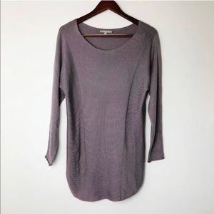 Final price Joan Vass Tunic Sweater Purple